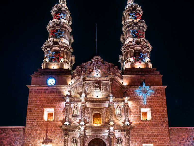 cathédrale de mexico à noel / visiondeco